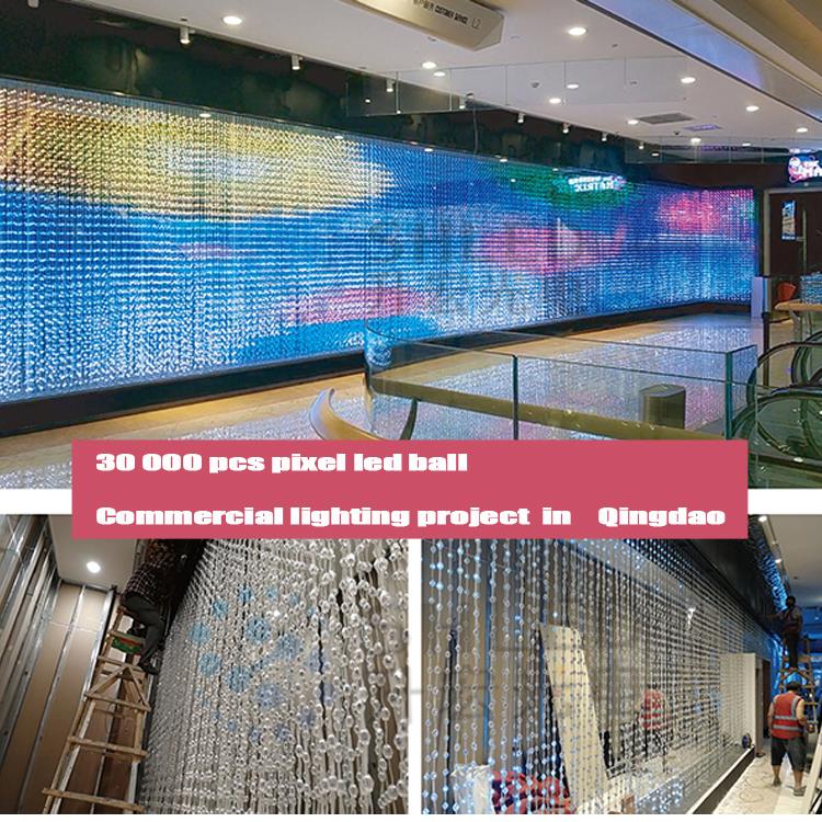 3d pixel led ball เหตุการณ์แสงสว่าง 3d pixel led ball event lighting